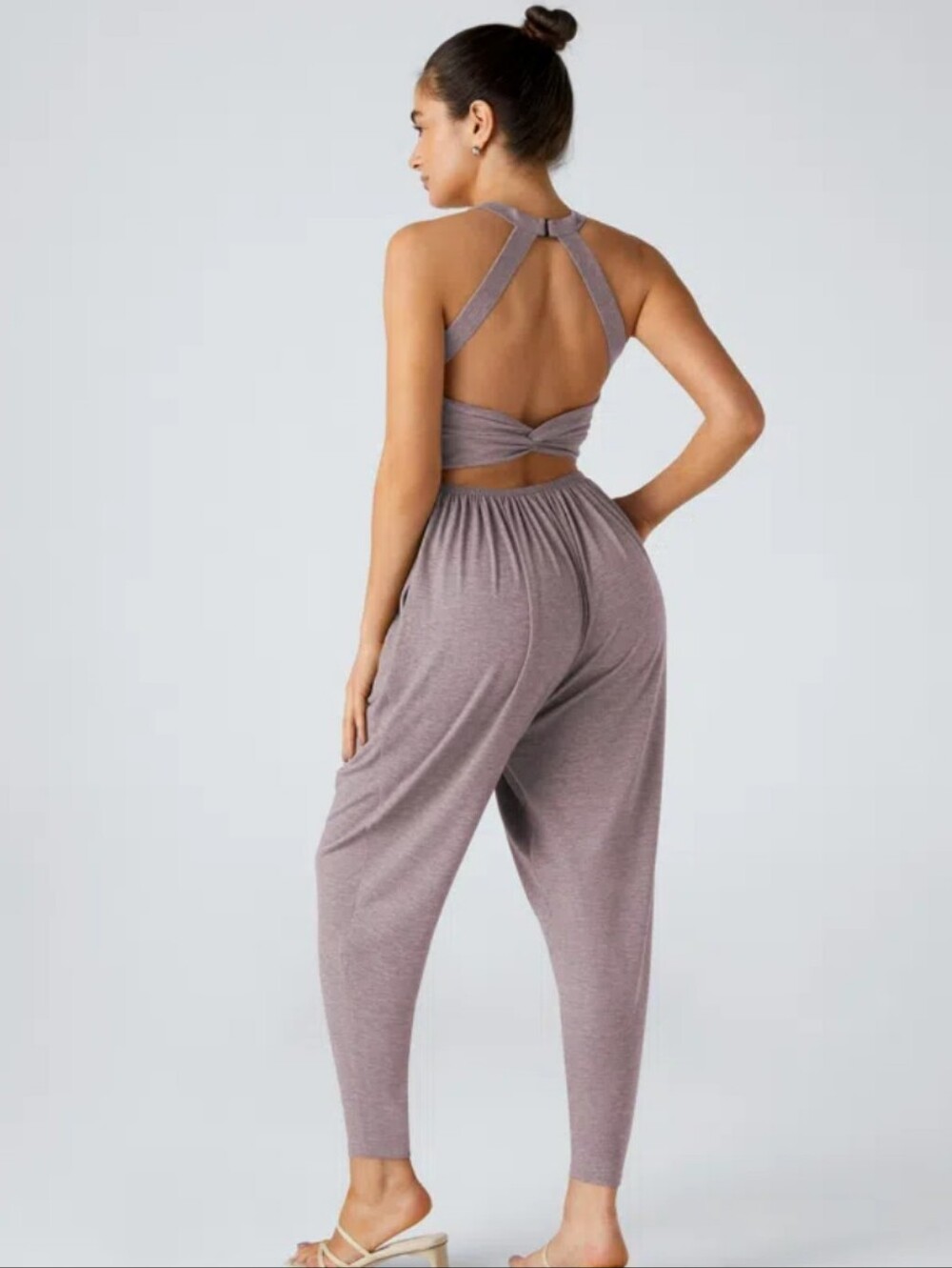 NWT HALARA U Neck Pocket Harem Casual Jumpsuit-Easy Peezy Edition L LARGE